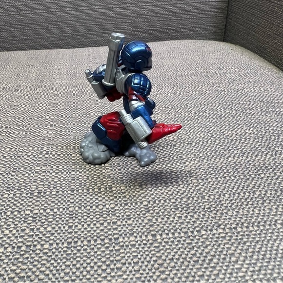 Marvel Super Hero Squad IRON PATRIOT figure blast off version Iron Man - Picture 2 of 5